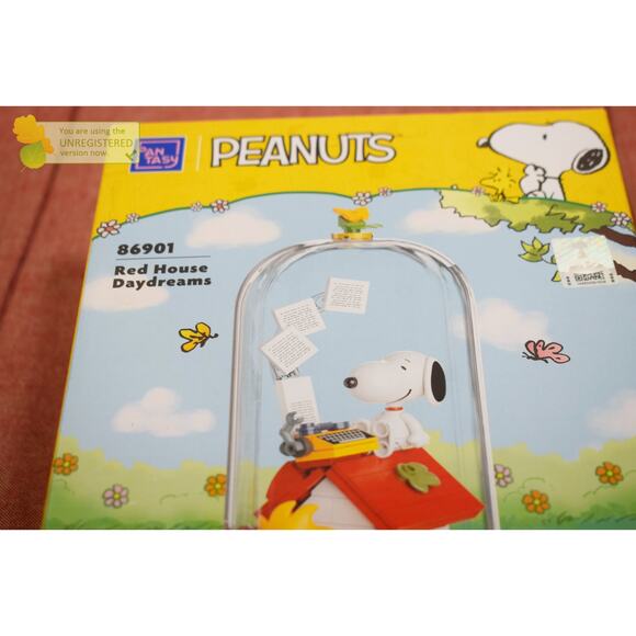 Pantasy Peanuts Red House Daydreams Buildable Brick Block Set 86901 - Picture 3 of 7